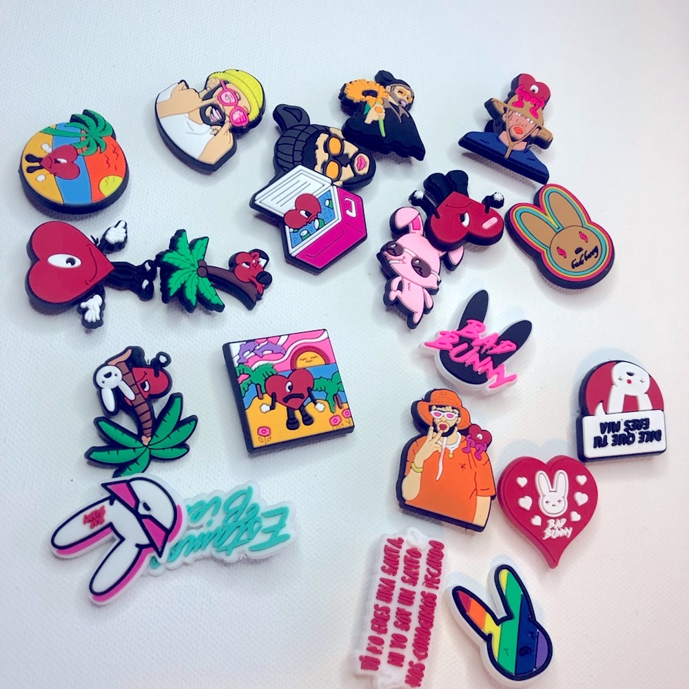 Bad Bunny shoe charms